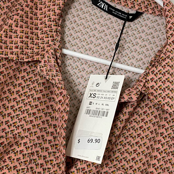 Printed shirt dress - Picture 9 of 9